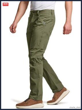 Men's Stretch Cargo Utility Work Pants Quick Dry Water Resistant